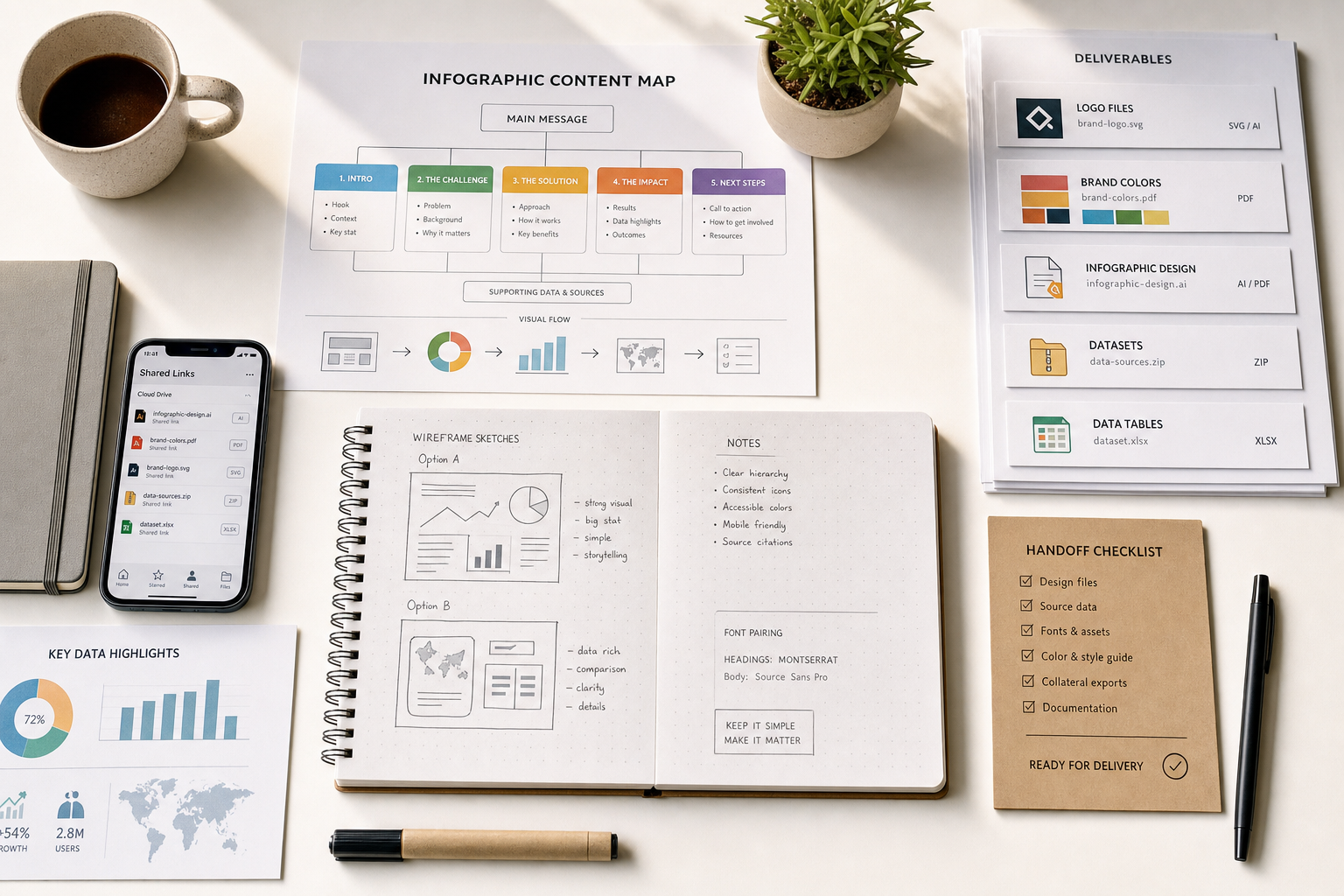 Bestandsformaten voor infographic ontwerp