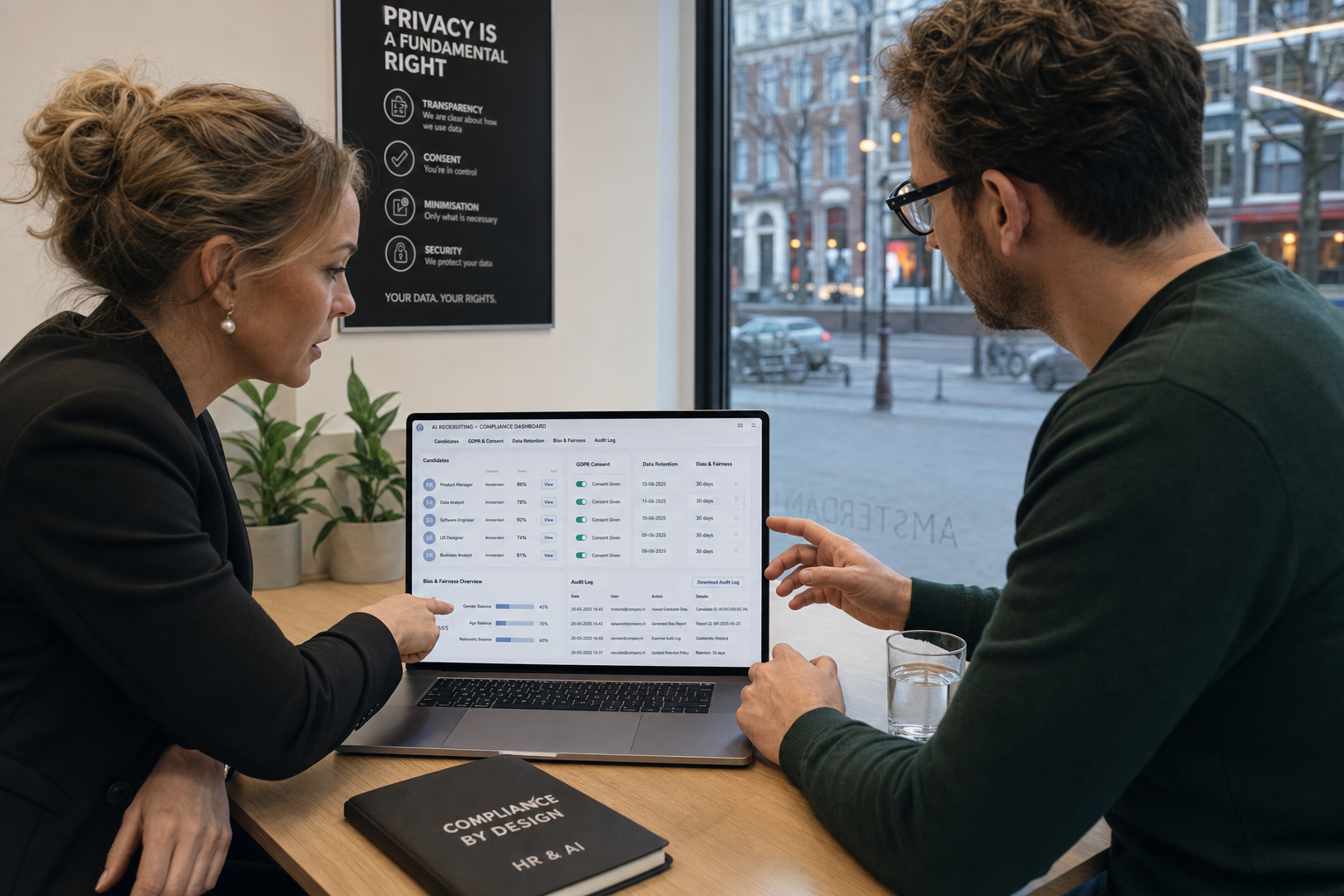 AI recruitment software AVG compliance