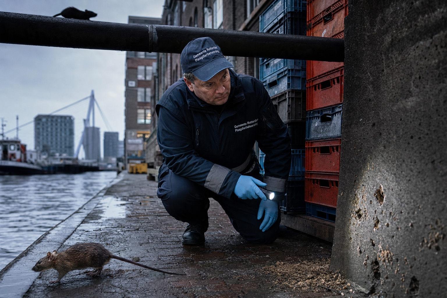 Bruine rat en zwarte rat verschillen in Rotterdam