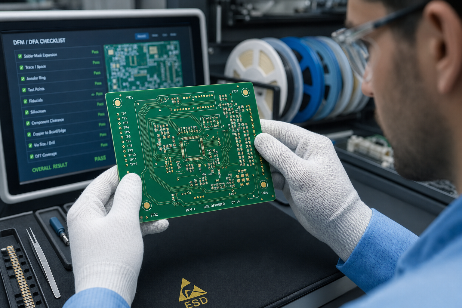 PCB design optimalisatie voor manufacturability
