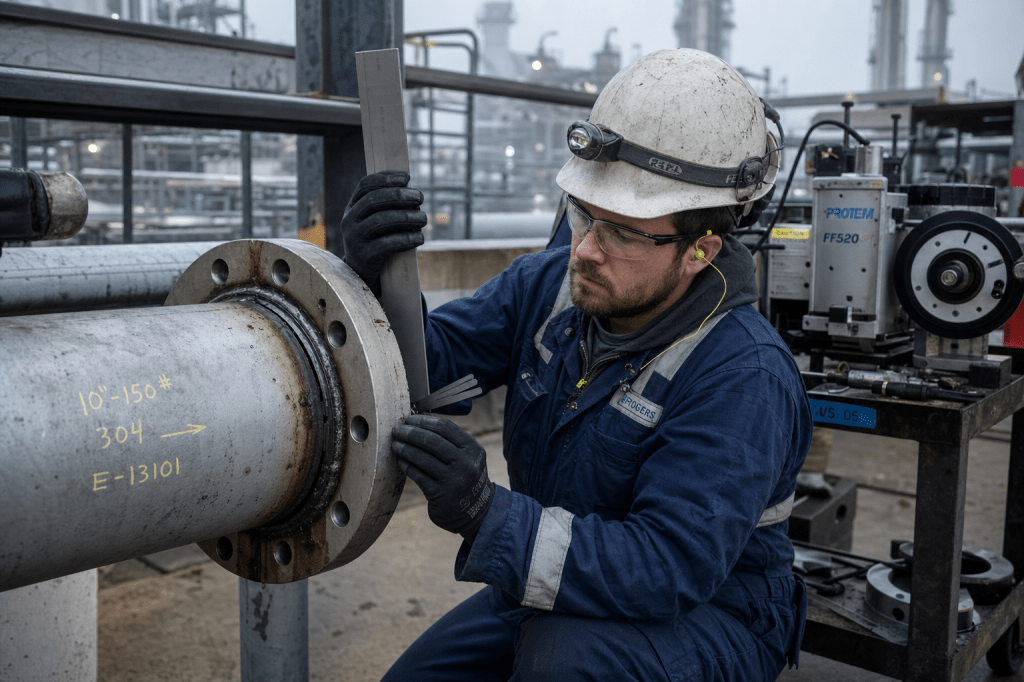 Wat zijn de meest voorkomende oorzaken van flensvervorming en lekkage, en hoe bepaal je of on-site flange facing services voldoende is of dat de flens (deels) vervangen moet worden?