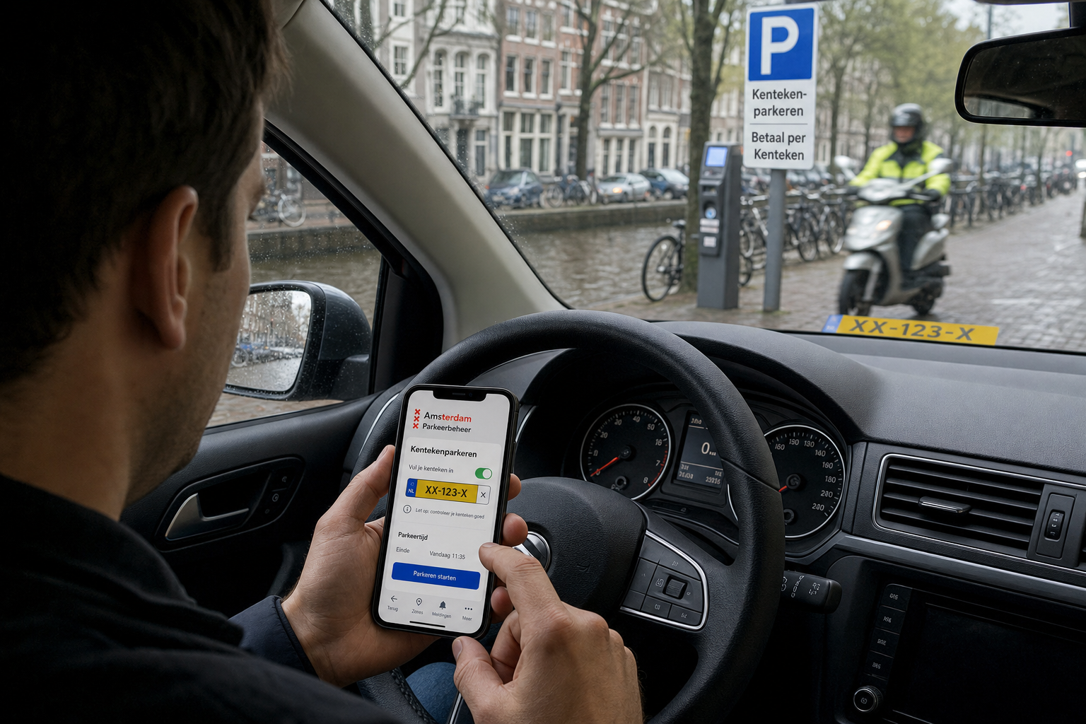 Amsterdam Parkeerbeheer kentekenparkeren